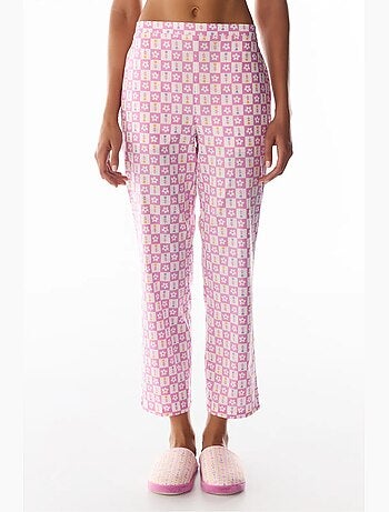 Flora estampado floral calça de pijama penti