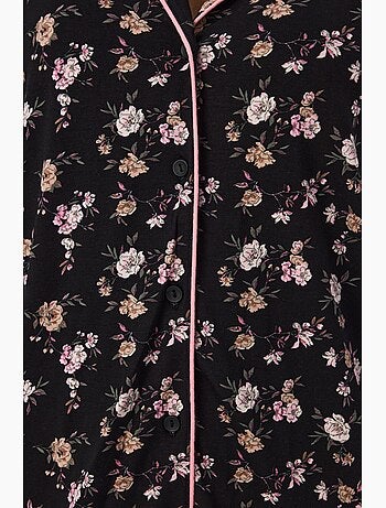 Floral dream conjunto de pijama com camisa e calça de manga comprida penti