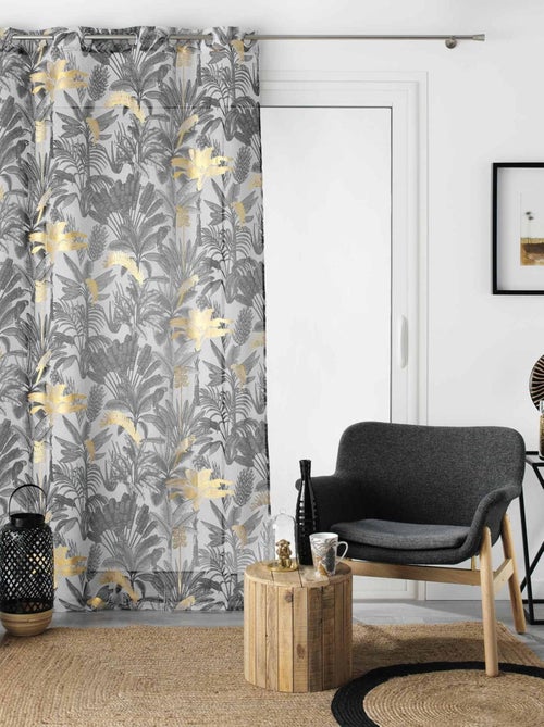 Folhas exóticas com estampados metálicos - Kiabi