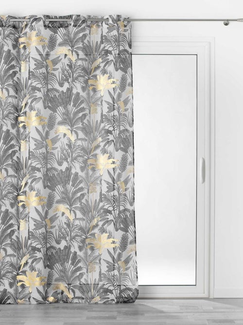 Folhas exóticas com estampados metálicos - Kiabi