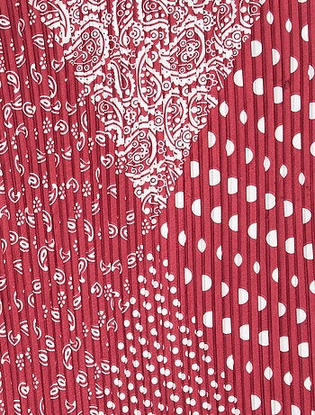 Foulard com estampados - 70 x 70 cm