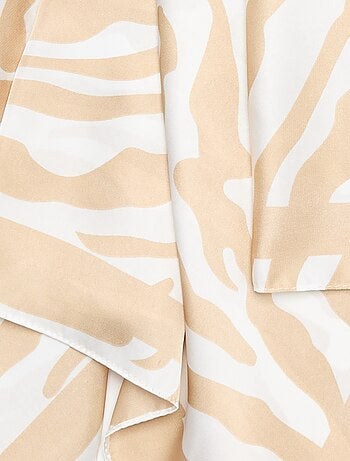 Foulard estampado 'zebra'