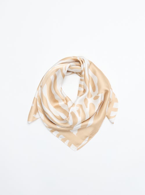 Foulard estampado \'zebra\' - Kiabi