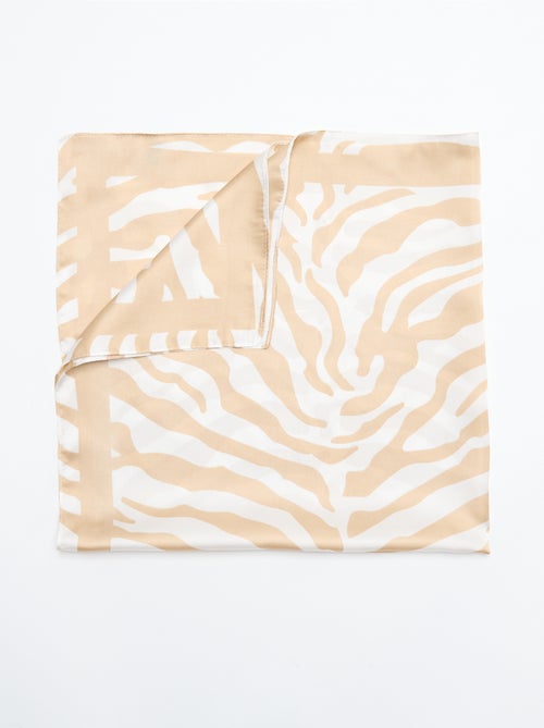 Foulard estampado \'zebra\' - Kiabi