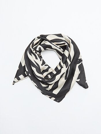 Foulard estampado \'zebra\'