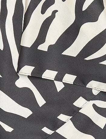 Foulard estampado \'zebra\'