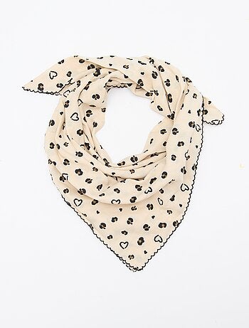 Foulard Quadrado Estampado