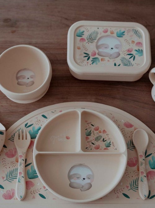 Fourchette et cuillère pour bébé en silicone | sassi junior - Kiabi