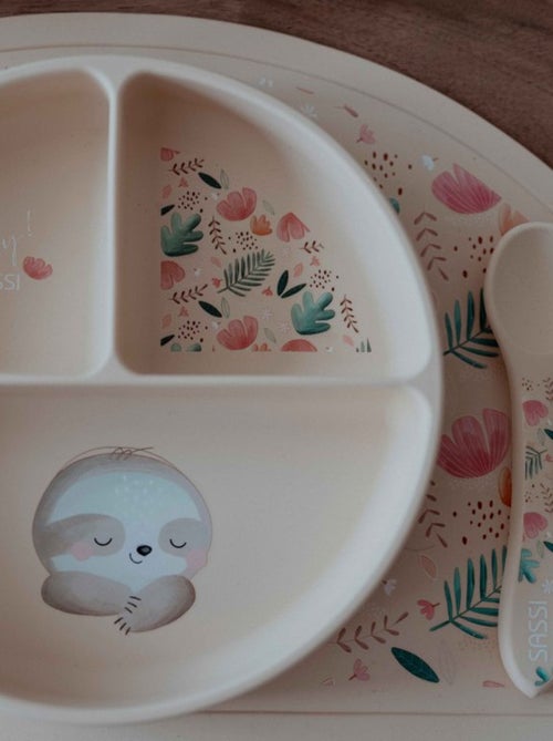 Fourchette et cuillère pour bébé en silicone | sassi junior - Kiabi