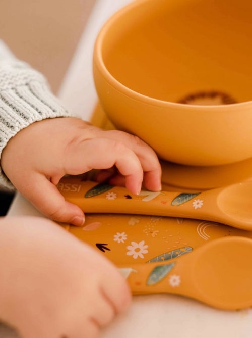 Fourchette et cuillère pour bébé en silicone | sassi junior - Kiabi