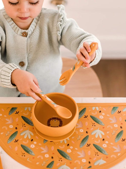 Fourchette et cuillère pour bébé en silicone | sassi junior - Kiabi