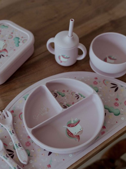 Fourchette et cuillère pour bébé en silicone | sassi junior - Kiabi