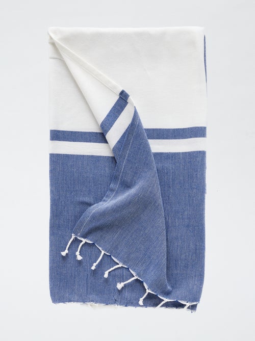 Fouta com franjas (100x190 cm) - Kiabi