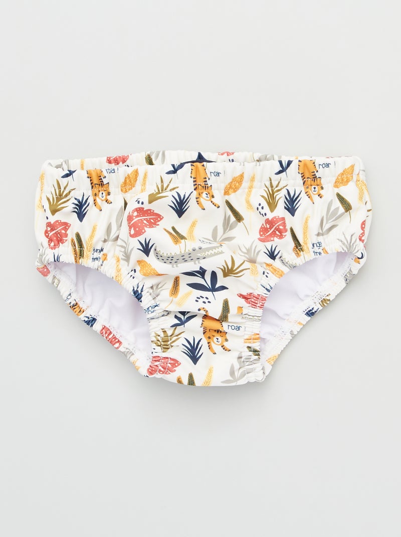 Fralda de banho lavável e reutilizável BRANCO - Kiabi