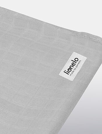 Fralda de bebé de bambu 120 x 120 cm – LIONELO – 100% algodão – Hipoalergénica