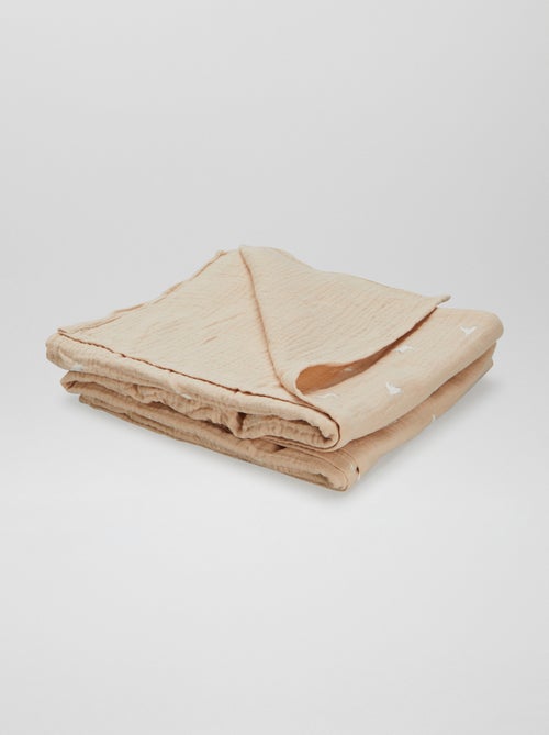 Fralda grande de algodão - Kiabi