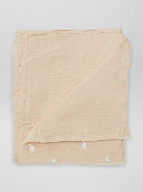 Fralda grande de algodão - Kiabi