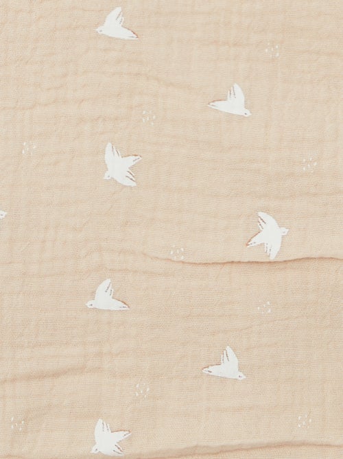 Fralda grande de algodão - Kiabi