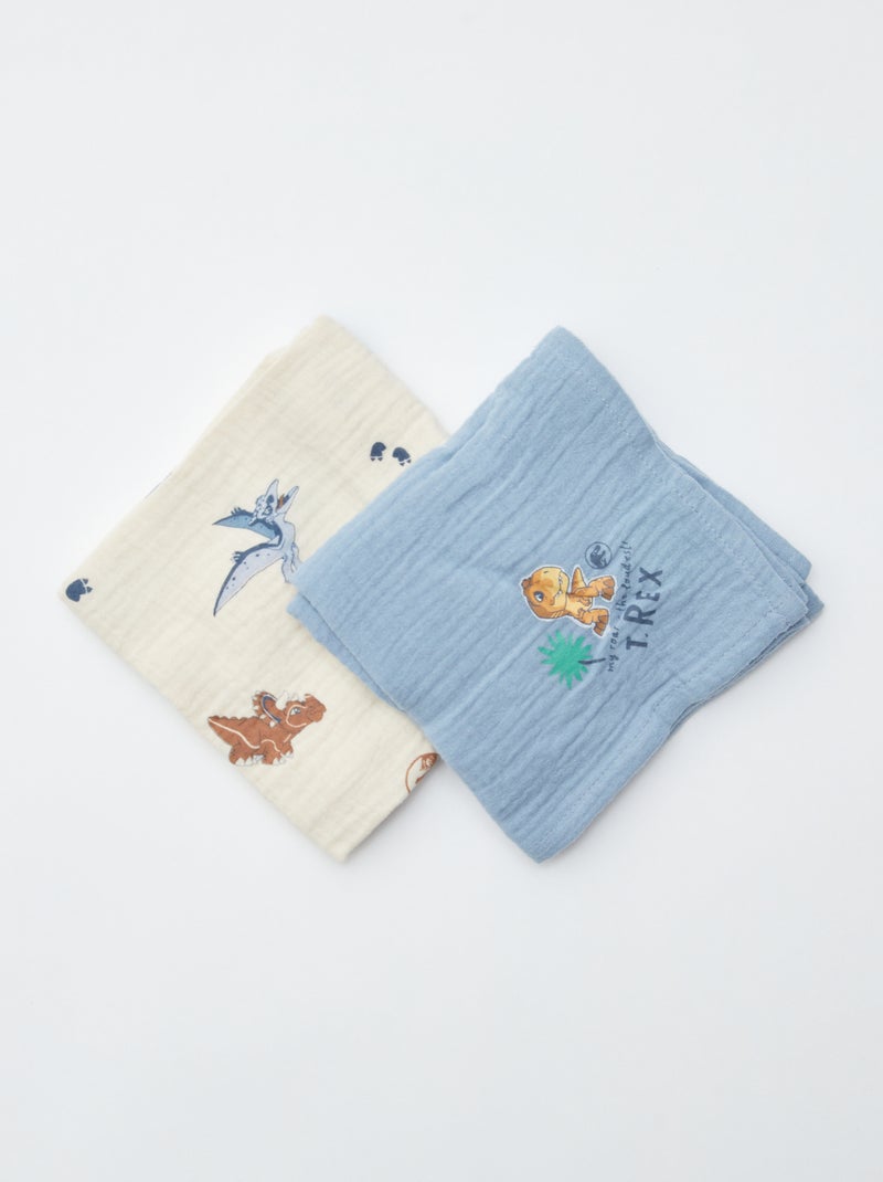 Fraldas 'Jurassic Explorers' - lote de 2 BRANCO - Kiabi