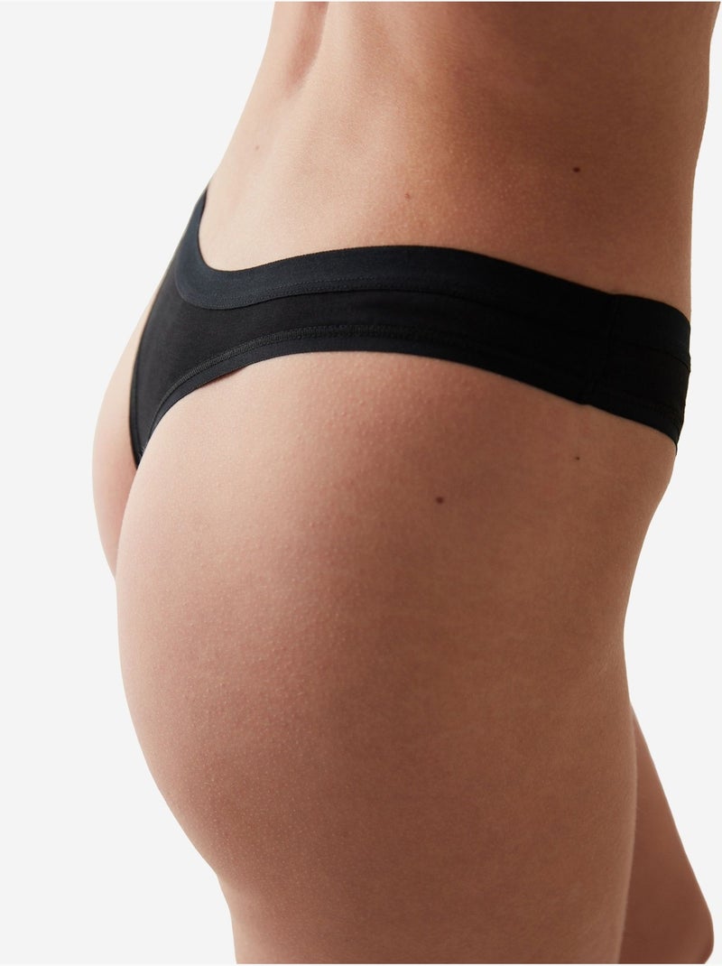 Fresh basic t de algodão penti Preto - Kiabi