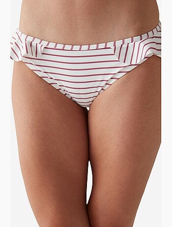 Fırfır detayşo pietra slip cueca de biquíni penti