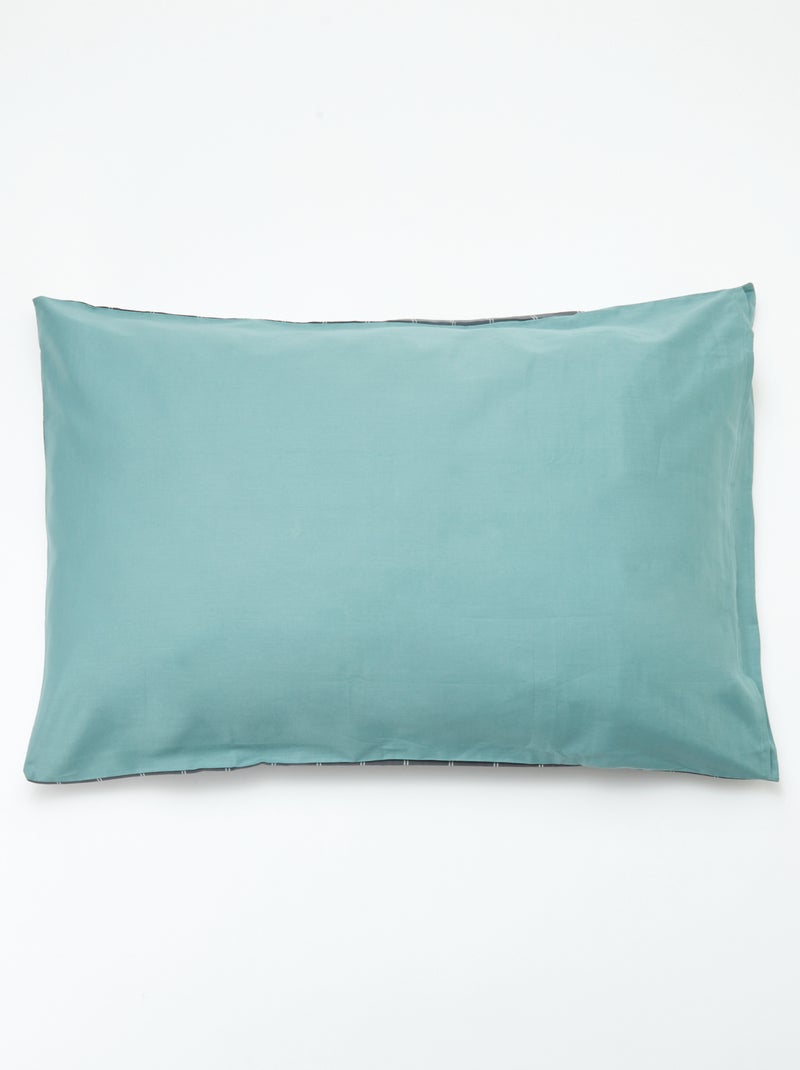 Fronha 50 x 80 cm com estampado floral Cinza - Kiabi