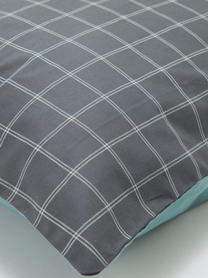 Fronha 50 x 80 cm com estampado floral Cinza - Kiabi