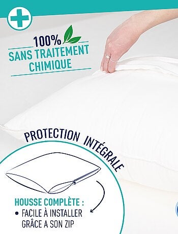 Fronha anti percevejo de cama