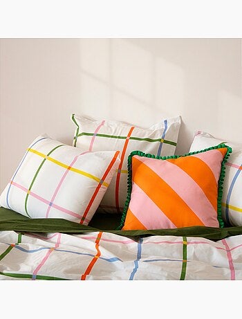 Fronha de almofada Color lines "Happyfriday
