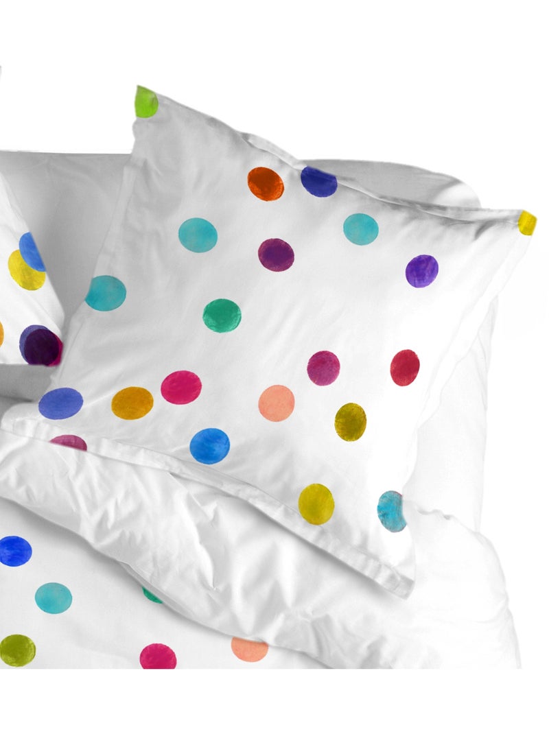 Fronha de almofada Confetti "Happyfriday" Multicolorido - Kiabi