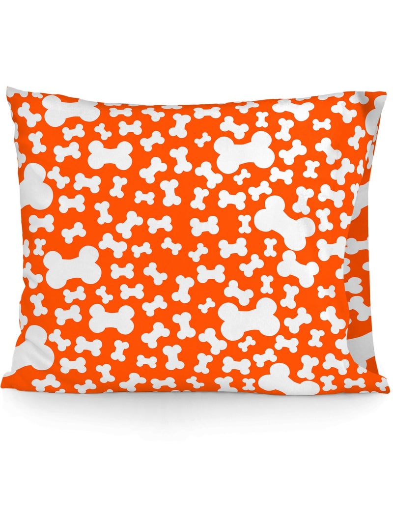 Fronha de almofada Dogs "Happyfriday" Multicolorido - Kiabi
