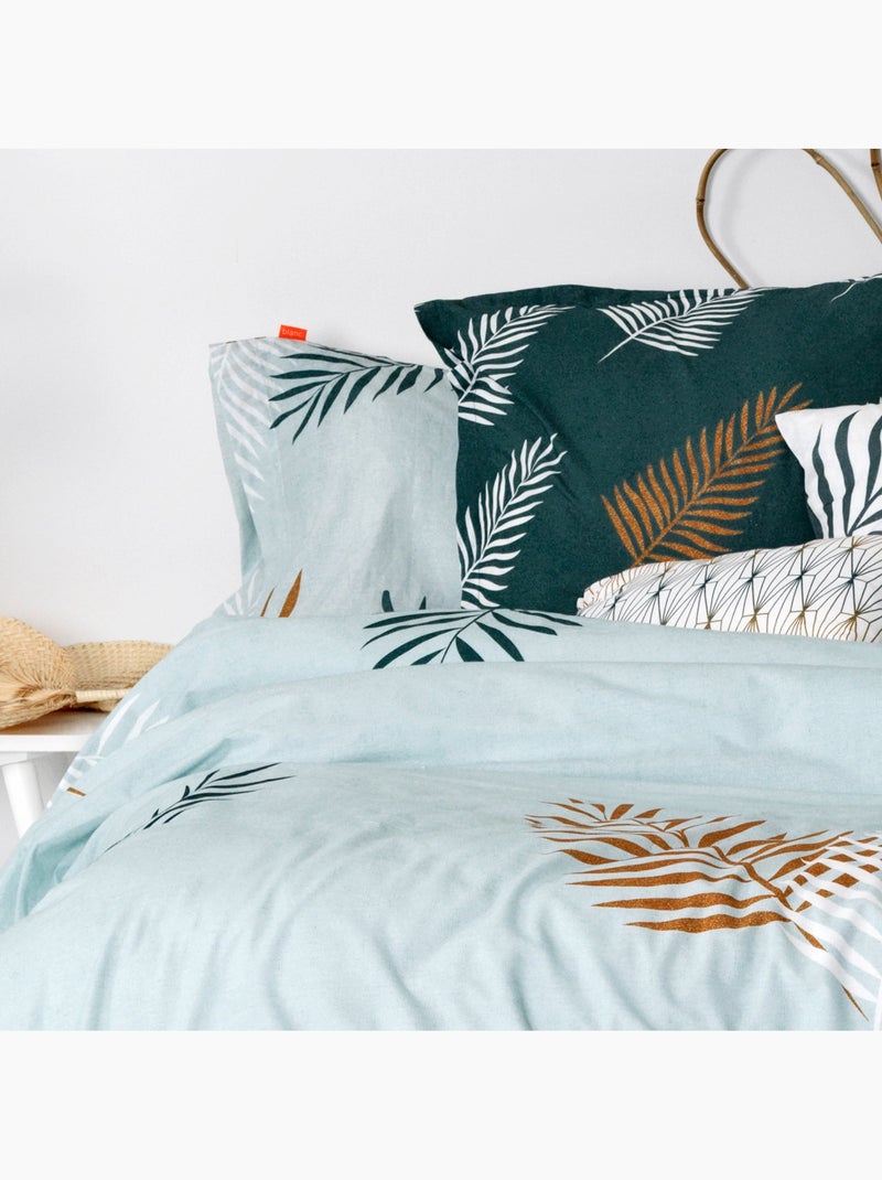 Fronha de almofada Foliage mint "Happyfriday" Multicolorido - Kiabi