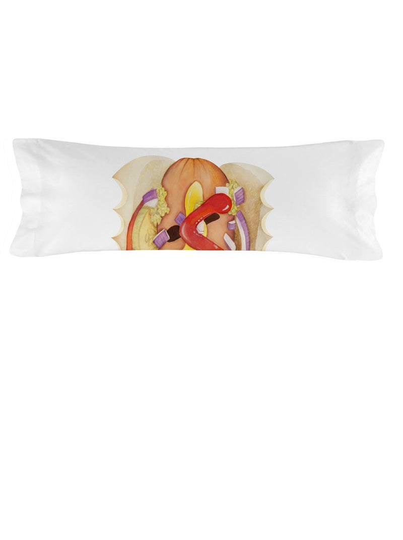Fronha de almofada Hotdog "Happyfriday" Multicolorido - Kiabi