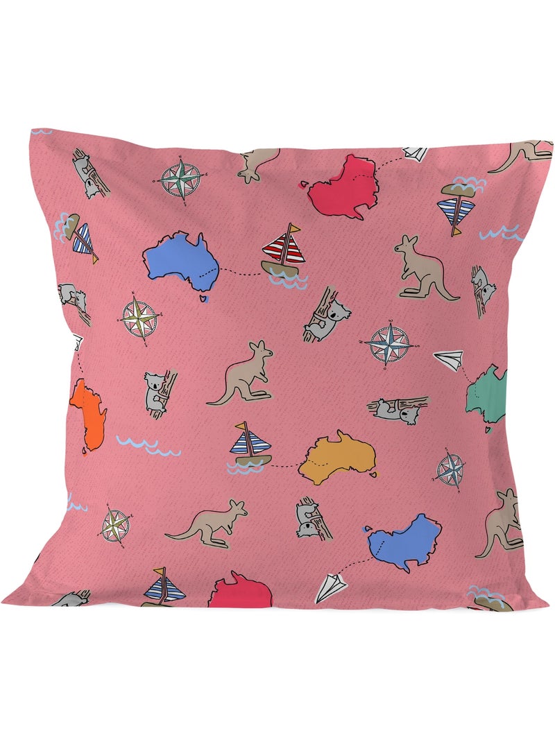 Fronha de almofada Kangaroo "Happyfriday" Multicolorido - Kiabi