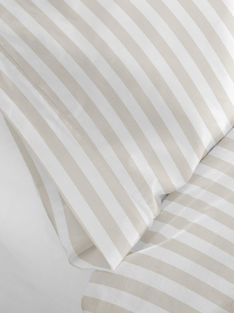 Fronha de almofada Layering "Happyfriday" Bege - Kiabi
