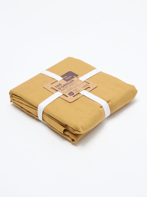 Fronha de almofada lisa - 50 x 80 cm aproximadamente - Kiabi Fronha de almofada lisa - 50 x 80 cm aproximadamente - Kiabi