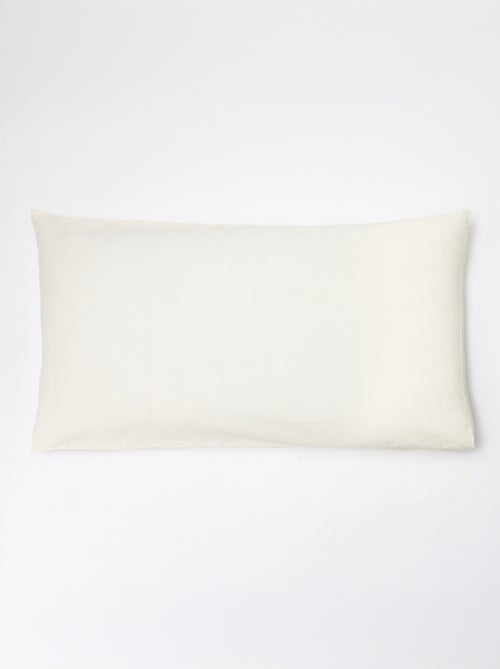 Fronha de almofada lisa - 50 x 80 cm aproximadamente - Kiabi