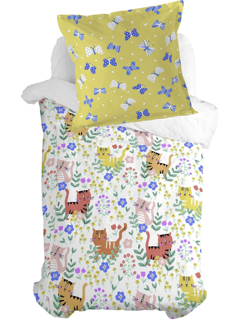 Fronha de almofada Meow "Happyfriday" Multicolorido - Kiabi