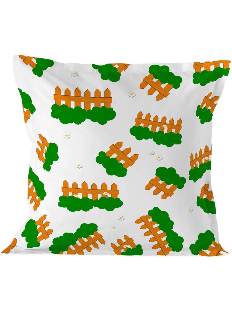 Fronha de almofada Piggys "Happyfriday" Multicolorido - Kiabi