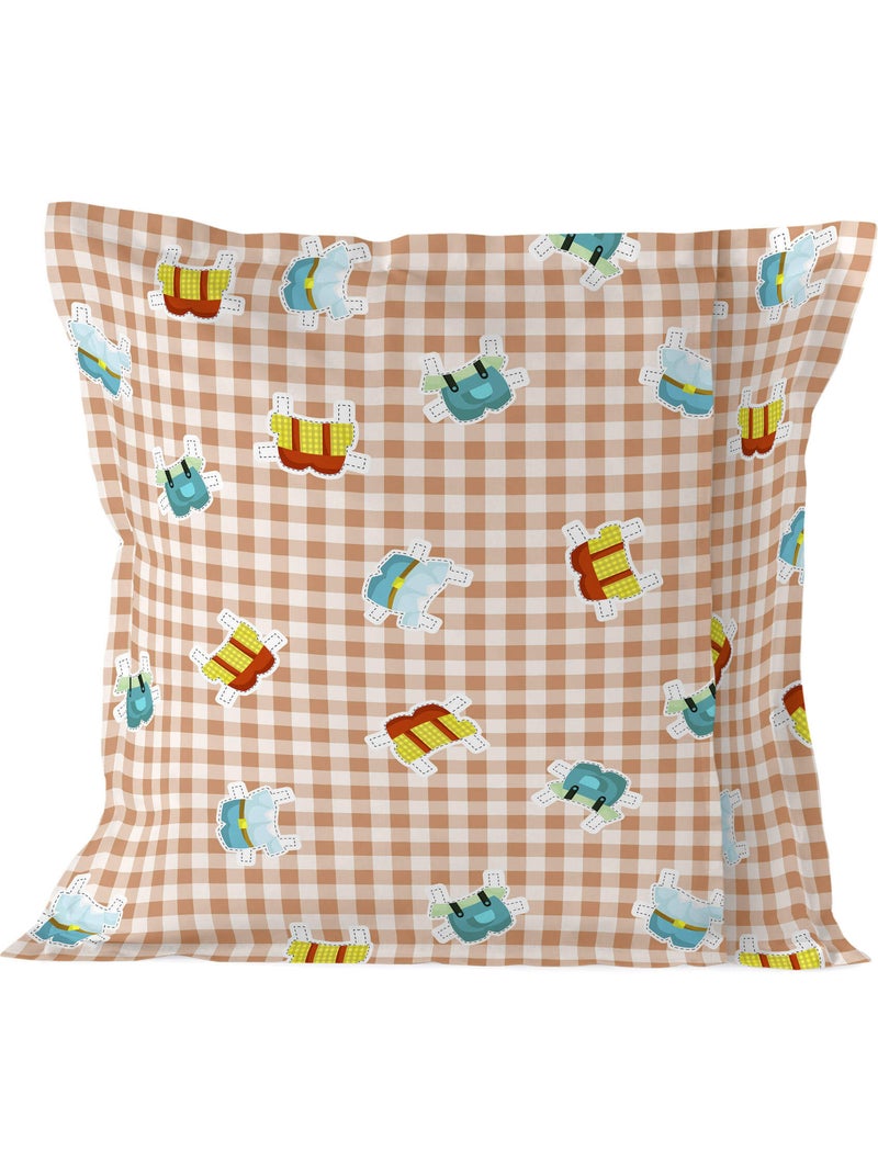 Fronha de almofada Piggys vichy "Happyfriday" Multicolorido - Kiabi