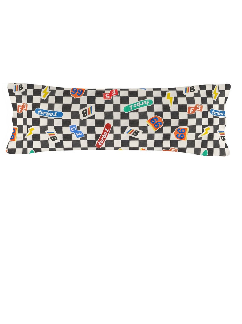 Fronha de almofada Racer "Happyfriday" Multicolorido - Kiabi