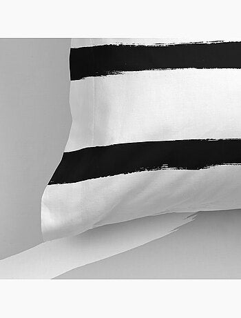 Fronha de almofada stripes "happyfriday
