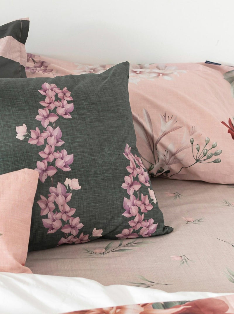 Fronha de almofada Summer floral "Happyfriday" Multicolorido - Kiabi