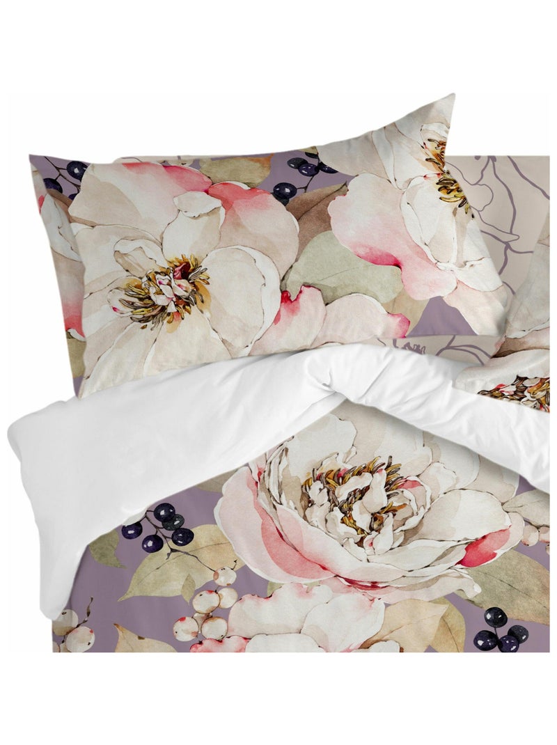Fronha de almofada White peonies "Happyfriday" Multicolorido - Kiabi