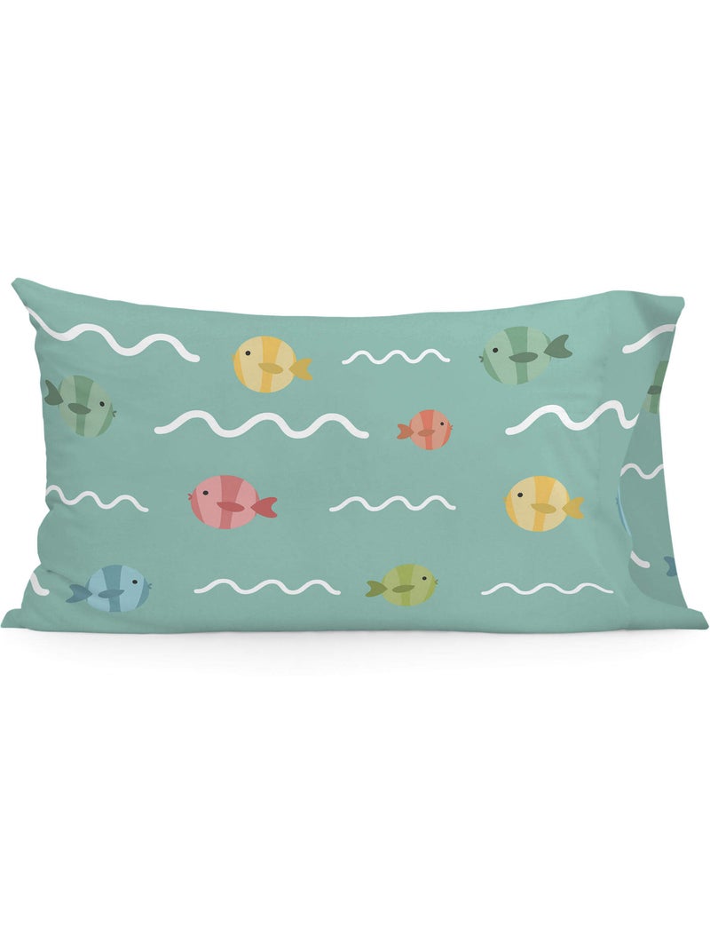 Fronha de almofada World map "Happyfriday" Multicolorido - Kiabi
