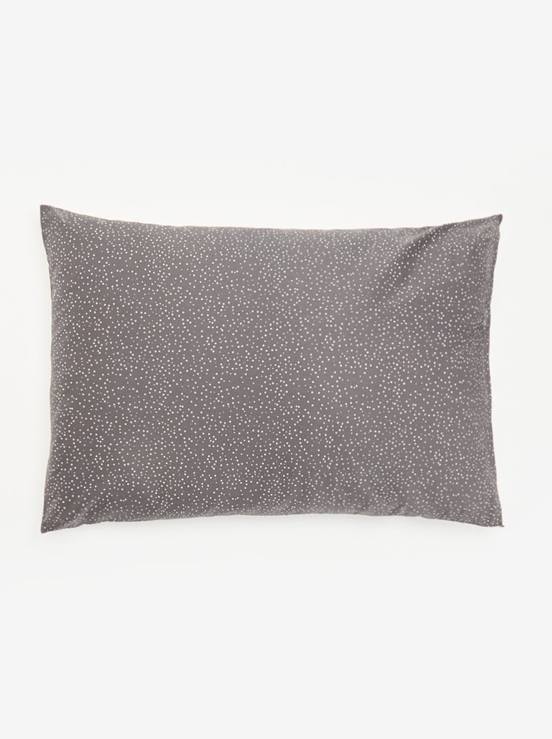 Fronha estampada - KIABI Home Cinza - Kiabi