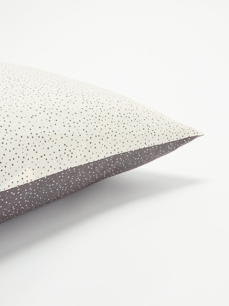 Fronha estampada - KIABI Home Cinza - Kiabi