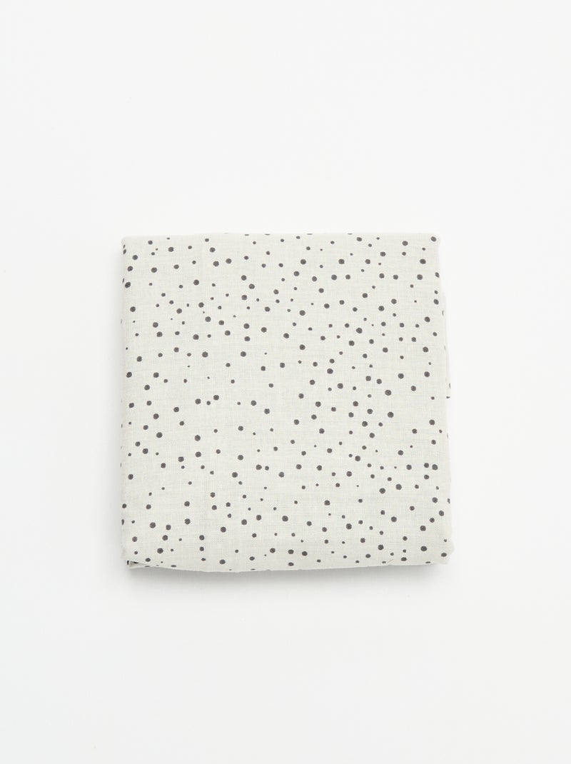 Fronha estampada - KIABI Home Cinza - Kiabi