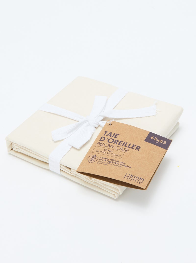 Fronha lisa - Kiabi Home BRANCO - Kiabi