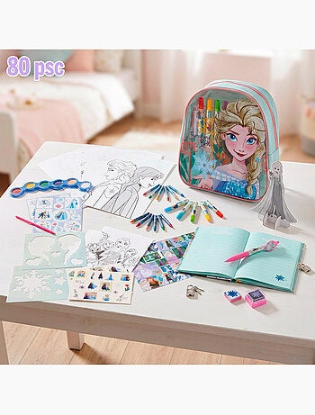 Frozen conjunto de desenho com 80 peças +3 anos